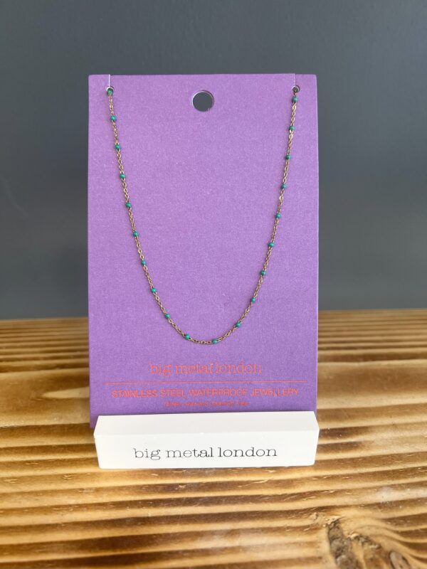 Big Metal London - The Lily Stainless Steel Necklace